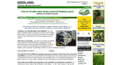 Desktop Screenshot of lawnfertilizers.com