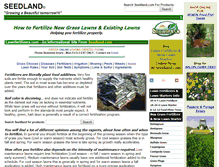 Tablet Screenshot of lawnfertilizers.com